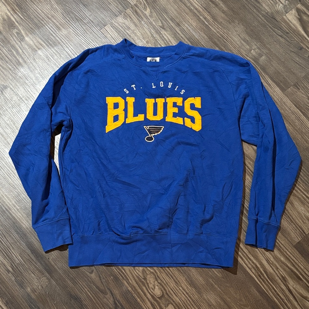 St Louis Blues crewneck pullover